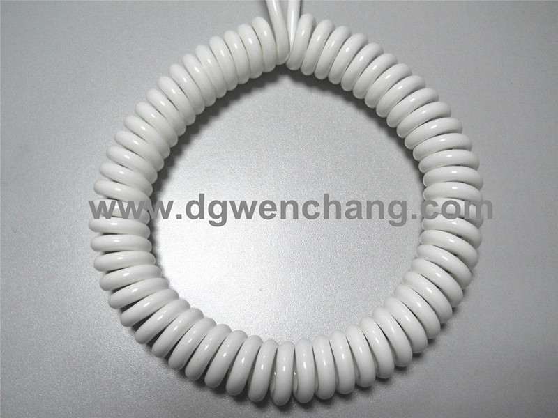 UL21127 sprial coiled cable