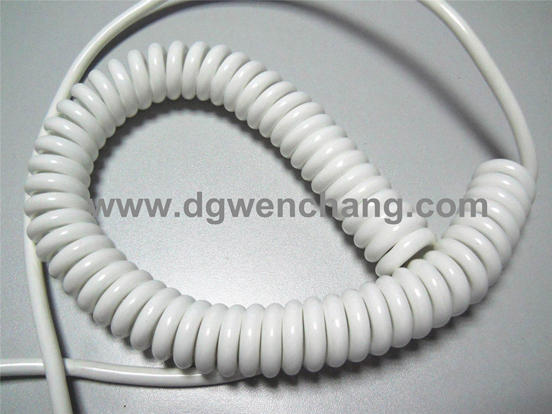 UL21030 sprial coiled cable